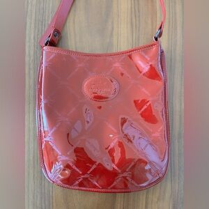 Longchamp Patent leather Red Crossbody Bag